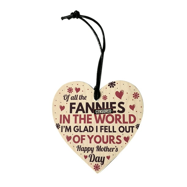 GB05589 Worlds Best Mum Wooden Painted Decorative Gifting Pin Badge for Clothing Jackets Accessory DIY Bags on Backing Card Mothers Day Birthday Aniversary